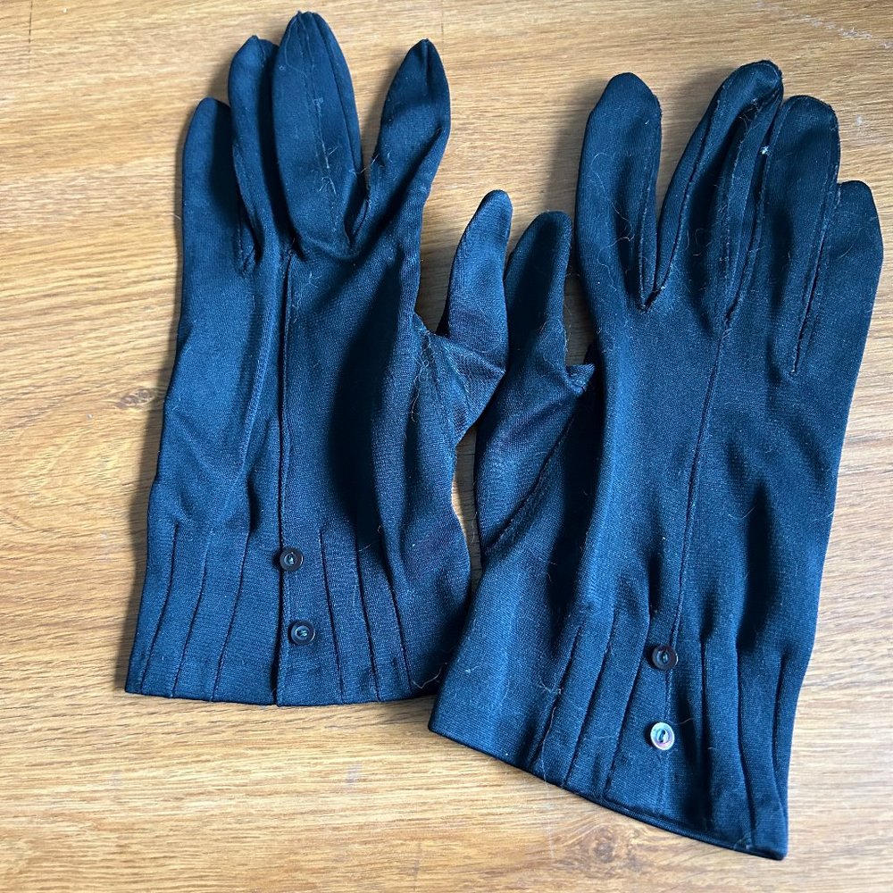 Black Vintage Gloves